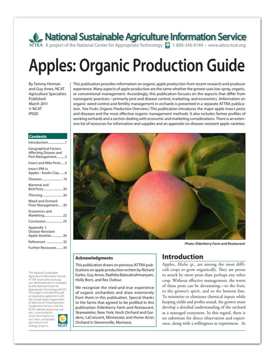 Apples Organic Production Guide – ATTRA hq picture
