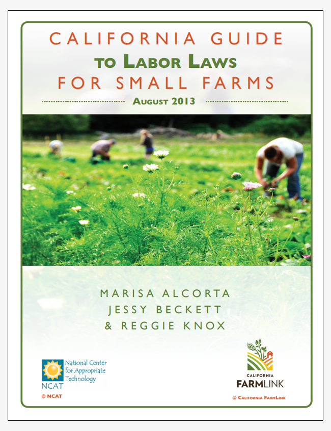 California Guide to Labor Laws for Small Farms