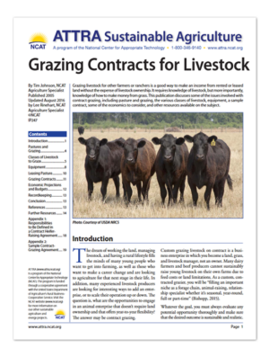IP247 Grazing Contracts for Livestock Cover Art