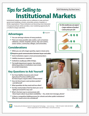 Tips for Selling to Institutional Markets