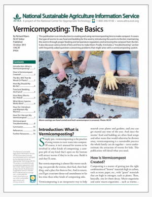Vermicomposting: The Basics