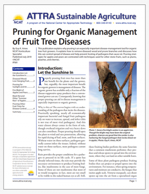 Pruning for Organic Management of Fruit Tree Diseases