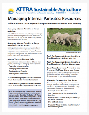 Managing Internal Parasites: Resources