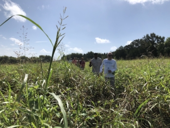 farm tour participants