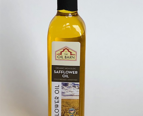 bottle of safflower oil