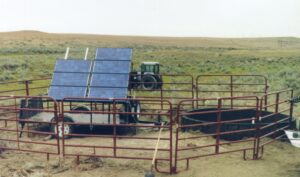 A trailer-mounted PV system is improving range management and water quality along Painted Robe Creek