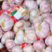 garlic at the market