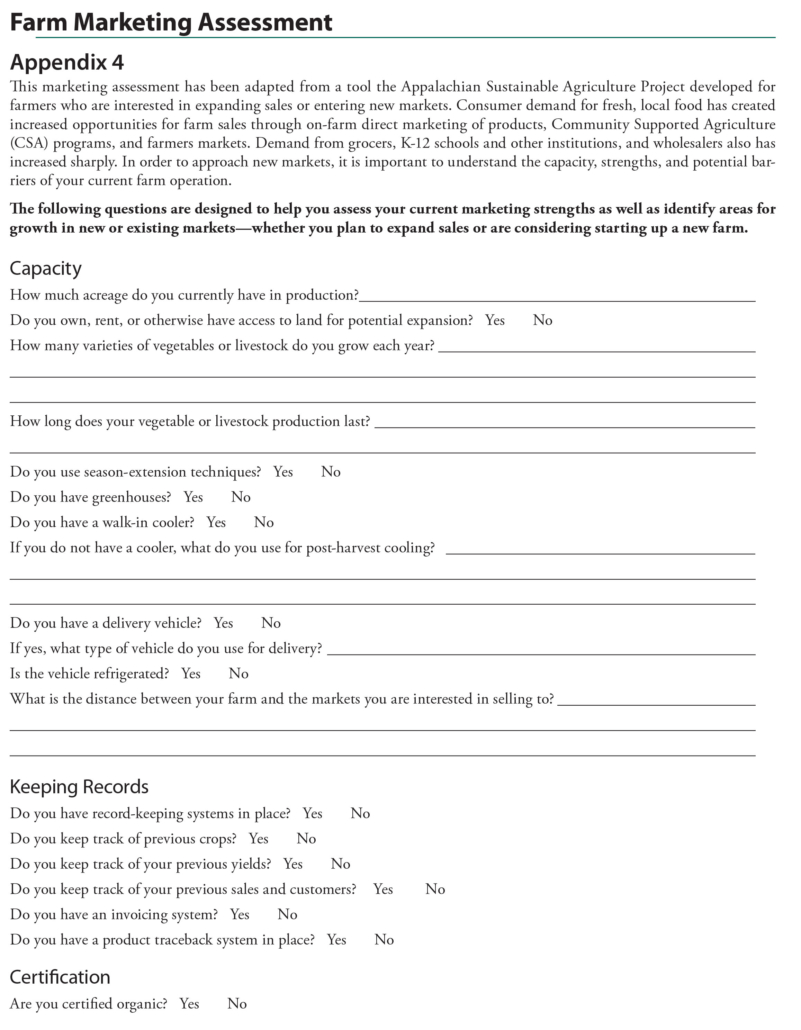 Evaluating a Farming Enterprise – ATTRA – Sustainable Agriculture