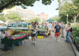 A beautiful farmers market location
