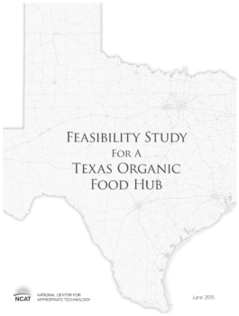 estudio de factibilidad para una cobertura de centro de alimentos orgánicos de Texas