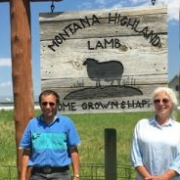 Dave and Jenny Scott at Montana Highland Lamb