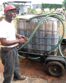 North Carolina dairy farmer Phillip Barker using biodiesel