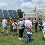Solar water-heating system in North Carolina for use with a greenhouse