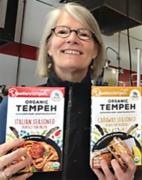 Sarah Speare holdinng two Tootie’s Tempe products