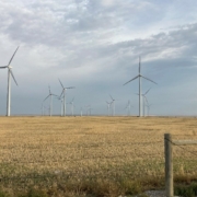 Wind farm in Judith Gap, Montana.