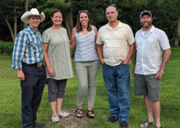 Armed to Farm alumni, with NCAT's Margo Hale and Andy Pressman
