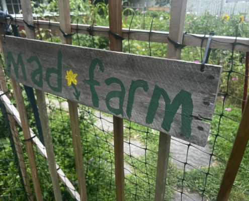 Sign at Mad Farm
