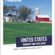 cover of Census of Agriculture report with photo of farm landscape with white house, red barn, trees, and green pasture
