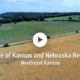 video title superimposed on aerial photo of crop and pasture land.