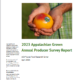 Appalachian Grown Producer Survey report cover with photo of hands holding tomato