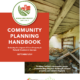 Community Planning Handbook cover with title and photo of damaged building interior