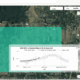screenshot of satellite map, graph, and pie charts