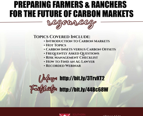 Preparing Farmers and Ranchers for the Future of Carbon Markets. Resources.