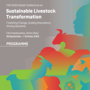 Sustainable Livestock Transformation conference program cover