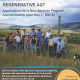 New Agrarian Program recruitment flier with image of group posing outdoors