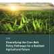 cover of Diversifying the Corn Belt, photo of field with low sun